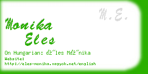 monika eles business card